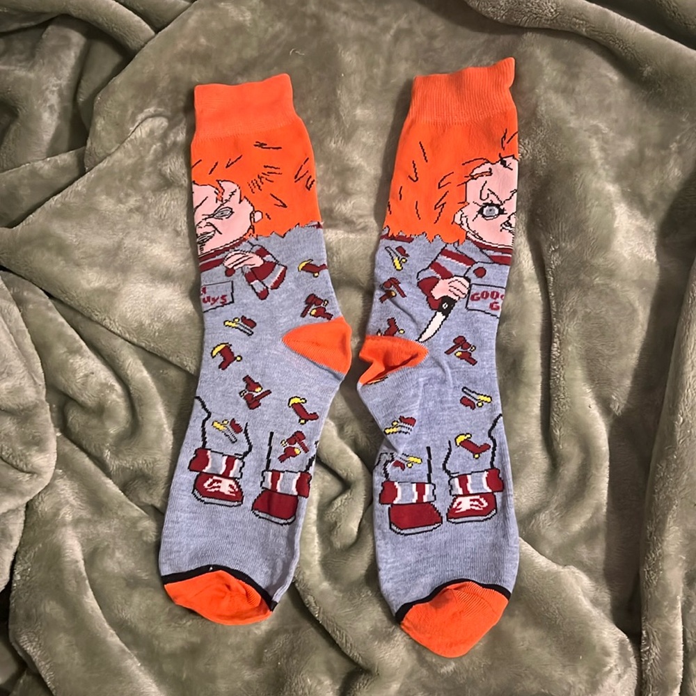*NEW WITHOUT TAGS* Animated • Chucky • Good Guys Socks